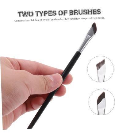 Outanaya 3pcs Set Concealer Brush Angled Eyeliner Brush Eyebrows Brush Eye Brush Eyeshadow Brush Wood - Buy Online on GoSupps.com