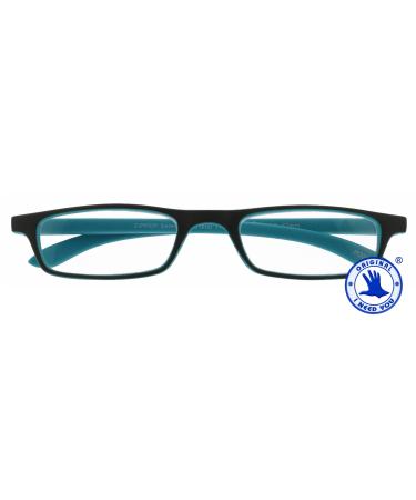 I NEED YOU reading glasses Zipper Selection SPH: 1.50 Color: green-turquoise 1 piece