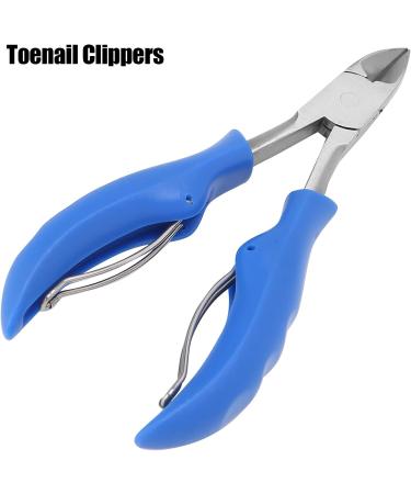 Nail Clippers Set Double Spring Toenail Clippers Ingrown Fingernail Toenail Tools Kit Nail Pedicure Clippers Toenail Corrector Professional Manicure Pedicure Tool(blue) - Buy Online on GoSupps.com