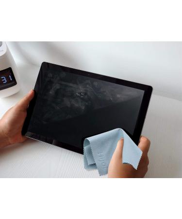 Hi-Fot Microfiber Glasses Cleaning Cloths - 12 Pack for Glasses Sunglasses Cameras & Tablets | Multicolor 5.7x6.9 & 14.5x17.5 cm - Buy Online on GoSupps.com