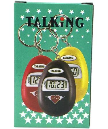 VISIONU Keychain Talking Clock | LCD Alarm & Voice Function - Ideal International Gift! - Buy Online on GoSupps.com