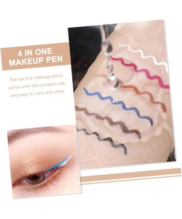 Healvian 6pcs Liquid Eyeliner Pencil White Liquid Eyeliner White Eye Liner Pencils Neon Liquid Eyeliner Abs - Buy Online on GoSupps.com