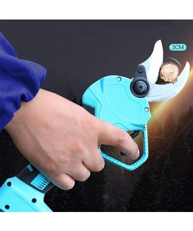21V Professional Cordless Electric Pruning Tree Branch Pruner Easy to Operate 30Mm Cutting Diameter 6-8 Working Hours (2 Batteries) Small Gift - Buy Online on GoSupps.com