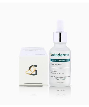 Retinol & Hyaluronic Acid Serum - Fight Dark Spots Boost Hydration & Radiance - 30ml - Buy Online on GoSupps.com