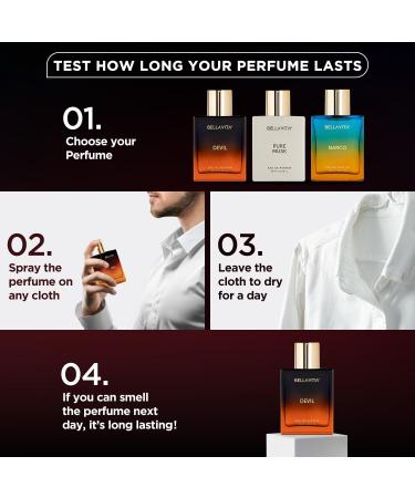 Devil Eau De Parfum Perfume with Gourmand Cedar Vanilla and Musk| Premium EDP Long Lasting Woody Spicy Fragrance for Men & Women 100 ML - Buy Online on GoSupps.com