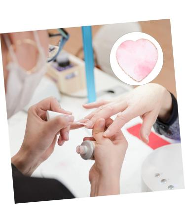  SOESFOUFU Nail Palette Nail Art Polish Mixing Plate Nail Color Mixing Plate Nail Mixing Plate Nail Mixing Nail Accessories Heart Shape Resin - Buy Online on GoSupps.com