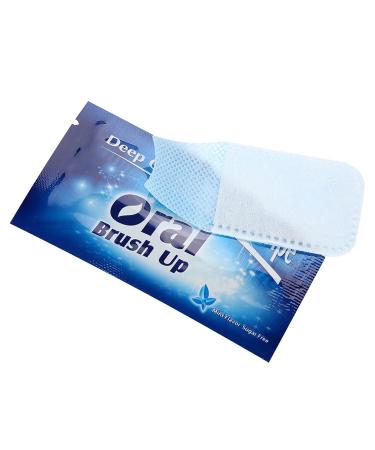 50pcs Mint Flavor Toothbrush Wipes - Fresh Breath & Deep Oral Cleaning - International Shipping - Buy Online on GoSupps.com