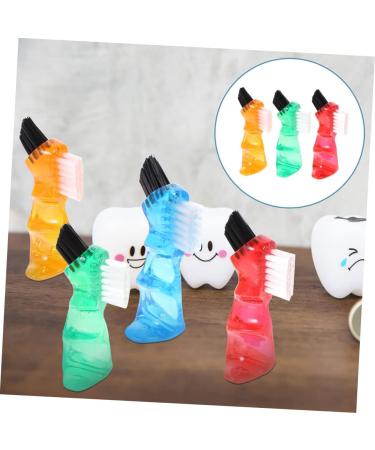 Beaupretty 3-Piece Prosthetic Toothbrush Set - Creative Multifunctional Mini Oral Care Cleaning Tools for Home - Buy Online on GoSupps.com