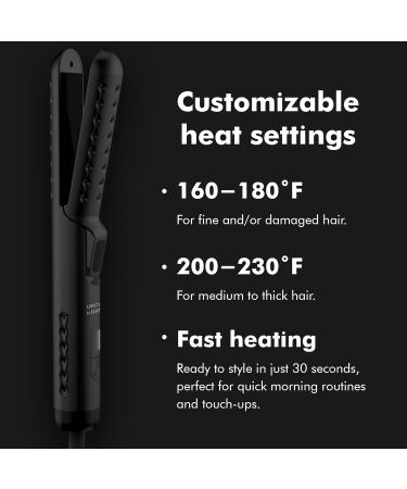 2-in-1 Hot & Cool Pro Styler: Ceramic Curling Iron for Long-Lasting Defined Curls - Adjustable Temperature & Automatic Shut-Off - Buy Online on GoSupps.com