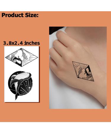 Cerlaza Temporary Tattoos 30 Sheets | Space Moon Design | Waterproof Body Art Stickers for Men & Women - Buy Online on GoSupps.com