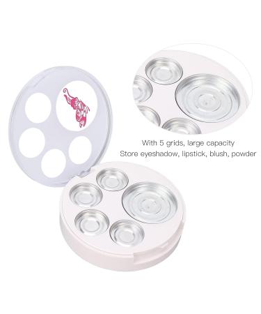 Empty Makeup Palette - 5 Grids Refillable DIY Makeup Organizer for Blush & Eyeshadow - International Shipping Available - Buy Online on GoSupps.com