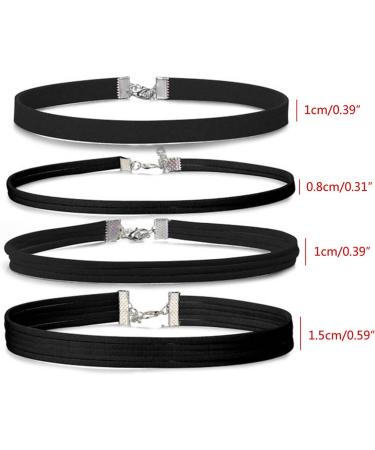 VSilay Lianxue Niche Neck Band Set - 4 Stylish & Trendy Dainty Necklaces for Women | Fashion Accessories - Buy Online on GoSupps.com