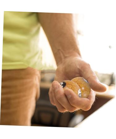 Lurrose 2PC Metal Massage Balls for Stress Relief | Reusable Cloisonn Baoding Balls for Meditation & Fitness | International Shipping Available - Buy Online on GoSupps.com