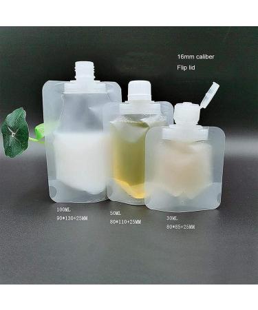 Buy Encomy 12 Portable Travel Fluid Makeup Packing Bag - Transparent Clamshell 30ml 50ml 100ml Refillable - 4PCs for International Shipping - Buy Online on GoSupps.com