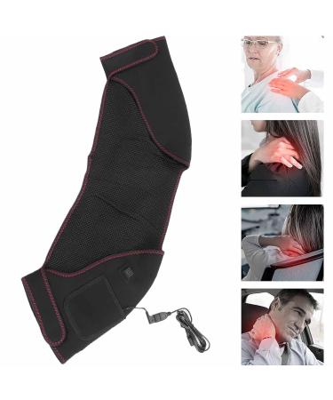 Buy Double Shoulder Heating Pillow - Electrical Support Belt for Pain Relief & Stress Reduction | Comfortable Large Shoulder Wrap - Buy Online on GoSupps.com