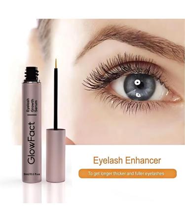 Eyelash Growth Serum | Organic Lash Enhancer for Longer Thicker Lashes & Brows - 3ml - Buy Online on GoSupps.com