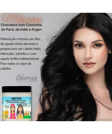 Coiffer Chocolate Brazil Nut & Argan Hair Mask - Intense Nourishment for All Hair Types | 17.63 oz - International Shipping Available - Buy Online on GoSupps.com