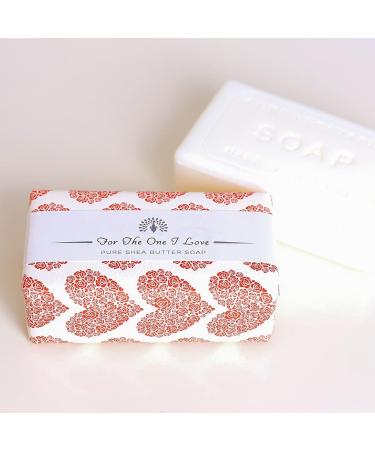 The English Soap Company Occasions Gift Shea Butter Soap The One I Love Rose Red Wrap 190g - Buy Online on GoSupps.com