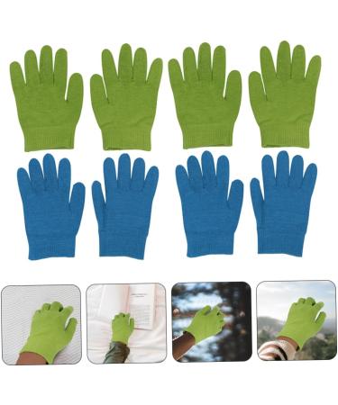FRCOLOR 4 Pairs Moisturizing Gloves Dry Hand Gloves Spa Gel Gloves Dry Skin Gloves Facial Cleanning Gloves Touchscreen Overnight Sleeping Glove Dry Hands Miss Silica Gel Lotion Skin Care - Buy Online on GoSupps.com