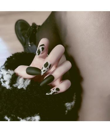 24 Pcs Halloween Nails Press on Nails for Women Artificial Fake Nail Tips Trim Easily Stylish Design Pattern Nail Tips for Halloween Party Christmas #1 - Buy Online on GoSupps.com