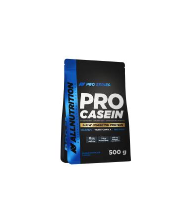 ALLNUTRITION Pro Casein Slow Digesting Protein Food Supplement - Micellar Casein with Probiotics and Enzymes - Night Formula for Muscle Recovery Double Chocolate