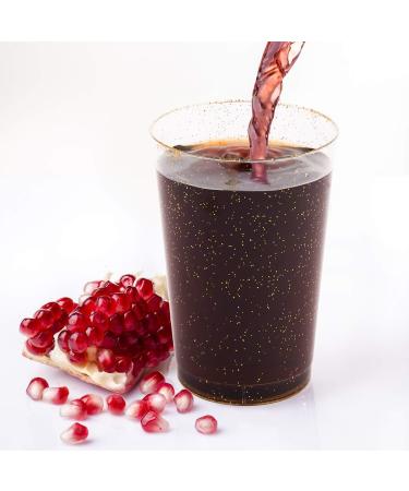 JOLLY CHEF 50pcs 14OZ Gold Plastic Cups - Disposable Glitter Tumblers for Parties & Weddings - Buy Online on GoSupps.com