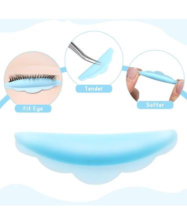 48-Piece Silicone Eyelash Lift Rods - S/M/L Sizes | Curler Perming Pads for Makeup Beauty | Blue - Buy Online on GoSupps.com