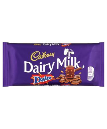 Cadbury Cadbury Dairy Milk Daim (120g) - Paquet de 2