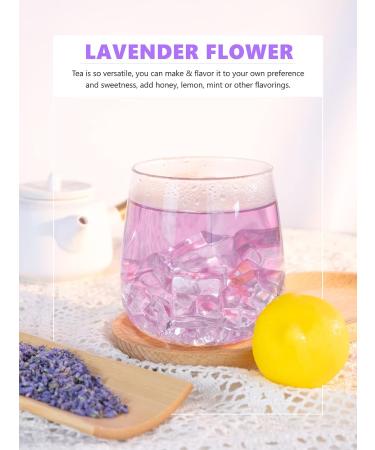 TeeLux Dried Lavender Flowers Tea Edible Caffeine Free Herbal Tea 114g Natural Fragrant Lavender Buds Use for Drinking Cooking Baking Essential Oil Lavender Bags or Satchets Lavender 114g (Pack of 1) - Buy Online on GoSupps.com
