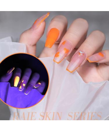 Croitout UV Gel Nail Polish Set Shellac Nail Gel Polish Colours Set Sock Off Gel Nail Polishes Set Glow in the Dark Neon Gel Polish Kit for Home DIY Manicure Nail Salon 6 x 7.3ml 6CS-006 7.3 ml (Pack of 6) - Buy Online on GoSupps.com