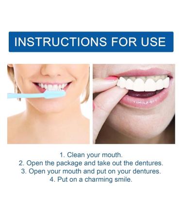 Adjustable Snap-On Denture Teeth Gap Filler & Straightener Kit Easy To Use Seamless Fit Comfortable Wear(3PC) - Buy Online on GoSupps.com