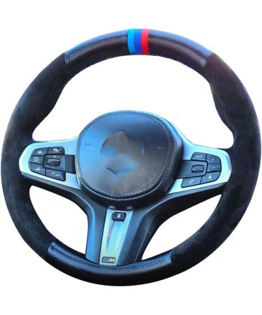 For G30 G31 G32 G20 G21 G14 G15 G16 X3 G01 X4 G02 X5 G05 M Sport Non-Slip Leather Braid Car Steering Wheel Cover Wrap - Buy Online on GoSupps.com