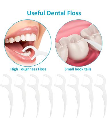 Soft Interdental Brushes with Floss Picks - 0.8mm Gaps Between Teeth Cleaners (60 Count) - Buy Online on GoSupps.com