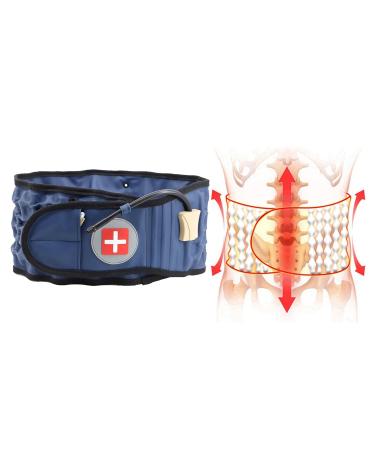 B Baosity Comfortable Lumbar Support Belt Adjustable Size for Waist 29-49 - Navy Blue XL - Buy Online on GoSupps.com