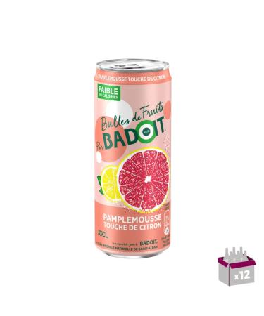 Baboit Grapefruit and lemon 12 x 33 cl