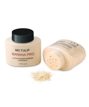 Banana Pro Loose Baking Powder Long Lasting Make Up Setting Powder for Medium Skin Tones (1.5 oz) - Perfect for Flawless Finish - Buy Online on GoSupps.com