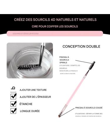 Eyebrow wax clear eyebrow gel - Waterproof eyebrow laminating gel | Daily use eye-lifting makeup that shapes cosmetics for women girlfriend m - Buy Online on GoSupps.com