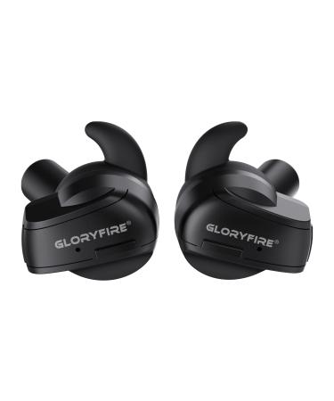 Shooting Ear Protection Ear Plugs for Shooting Range Hearing Protection 26dB Noise Reduction Electronic Silencer Earbuds Black
