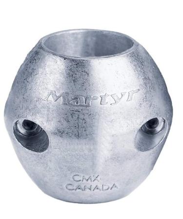 Martyr Anodes, Streamlined Shaft Anodes with Stainless Steel Slotted Head 1 inch ID Magnesium