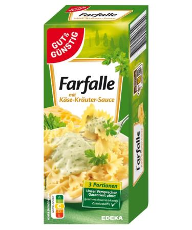 Buy Good & Cheap Farfalle with Cheese and Herb Sauce | 12x265g - International Shipping Available - Buy Online on GoSupps.com