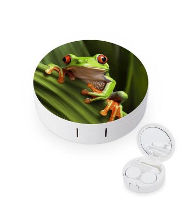 Contact Lens Case Tree Frog Portable Travel Contact Lens Box Contact Lens Storage Box