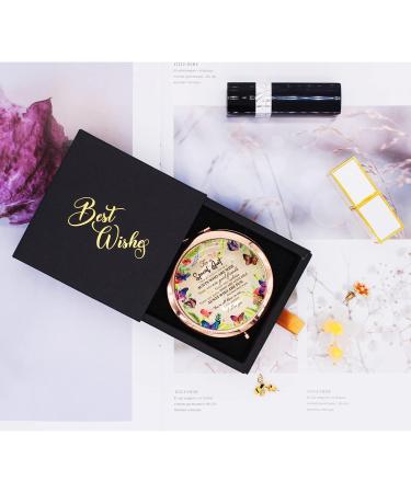 Wailozco Aunt Mirror: Personalized Rose Gold Compact Mirror for Aunt | Unique Gift from Niece for Aunt's Birthday - Buy Online on GoSupps.com