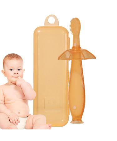 Soft Silicone 2-in-1 Children's Toothbrush & Bite Ring | Durable Deep Cleansing Brush for Kids | Perfect Gift for Boys & Girls - Buy Online on GoSupps.com