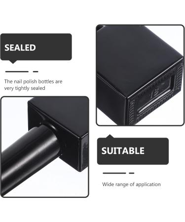 Luxshiny Lot de 6 Flacons en Verre Noir 10 Ml pour Vernis Ongles Gel Rechargeables avec Pinceau Int gr tanches et Compacts pour Manucure Professionnelle et Usage Voyage - Buy Online on GoSupps.com