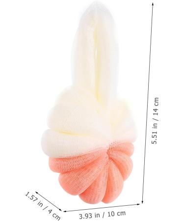 4pcs Bath Flower Shower Sponge - Mesh Bath Ball Pouf Scrubber Set for Relaxing Bubble Baths - Buy Online on GoSupps.com