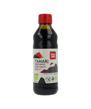 Gluten-free soy sauce (50% less salt) ORGANIC 250 ml - LIMA