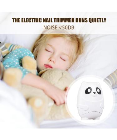 Electric Nail Clippers 2 in 1 Automatic Anti-Pinch 500mAh Panda Shape Type-C Low Noise Portable Fingernail Cutter and File Trimmer - Buy Online on GoSupps.com