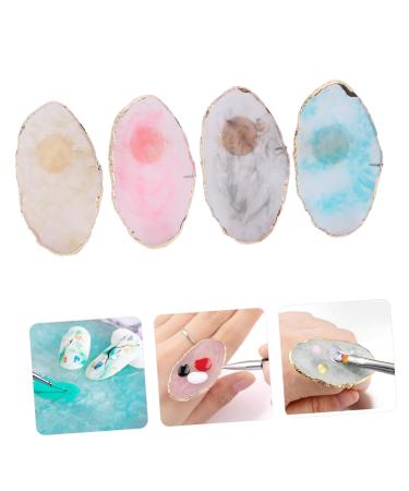 POPETPOP 12 Pcs Nail Polish Mixing Tray & Palette Rings - Assorted Colors for Makeup & Art | Ideal for Eyelash Extensions & Resin Mixing - Buy Online on GoSupps.com