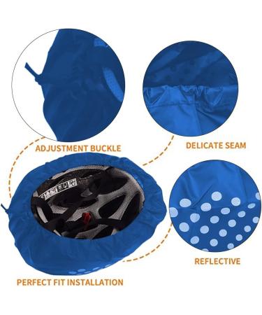 Buy Seminismar Reflecting Bicycle Rain Haube | Waterproof Helmet Cover for All Helmets - Wind & Dustproof Protection - Buy Online on GoSupps.com