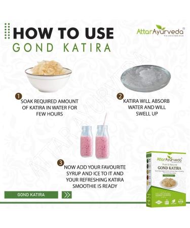 Gond Katira (Edible Gum) - 200 grams | Tragacanth Gum | High Cooling Properties Herbal Food | Super Food - Buy Online on GoSupps.com